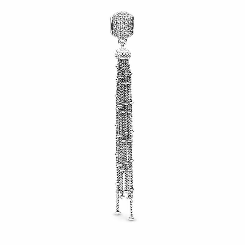 Pandora Enchanted Tassel Pendant Charm NZ, Sterling Silver (678235-WQF)